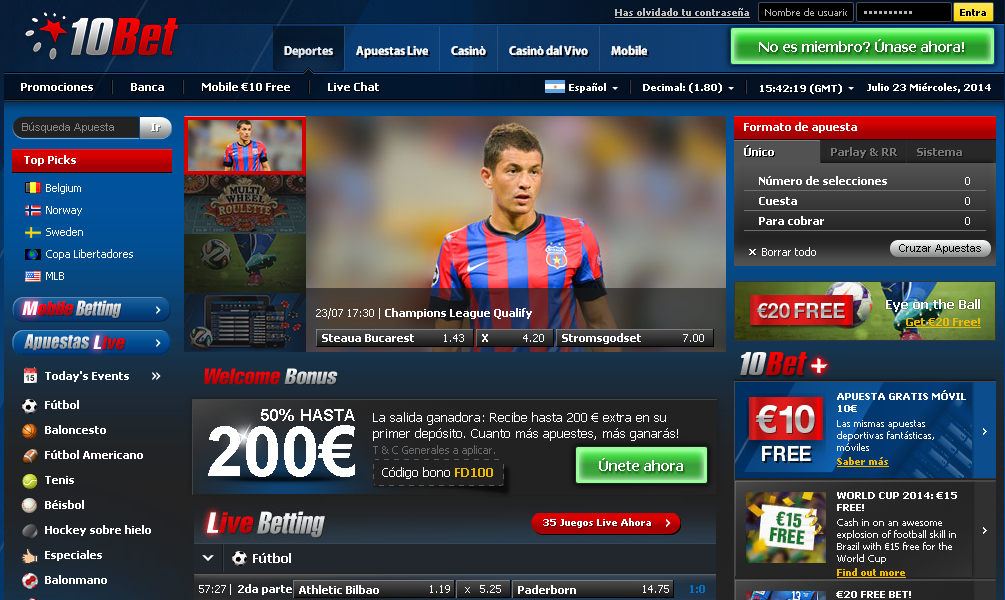 sitio web 10bet