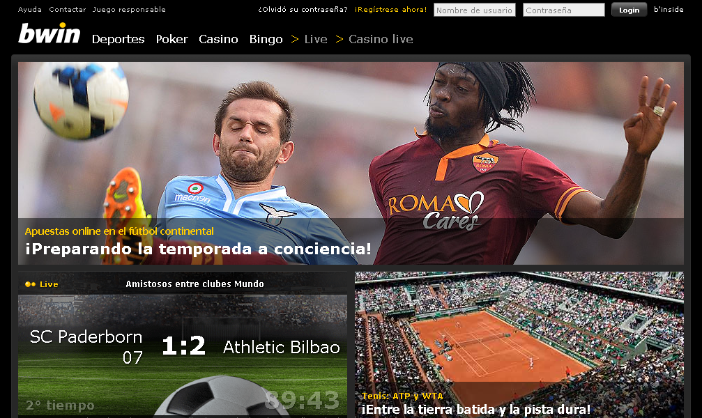 bwin sitio web