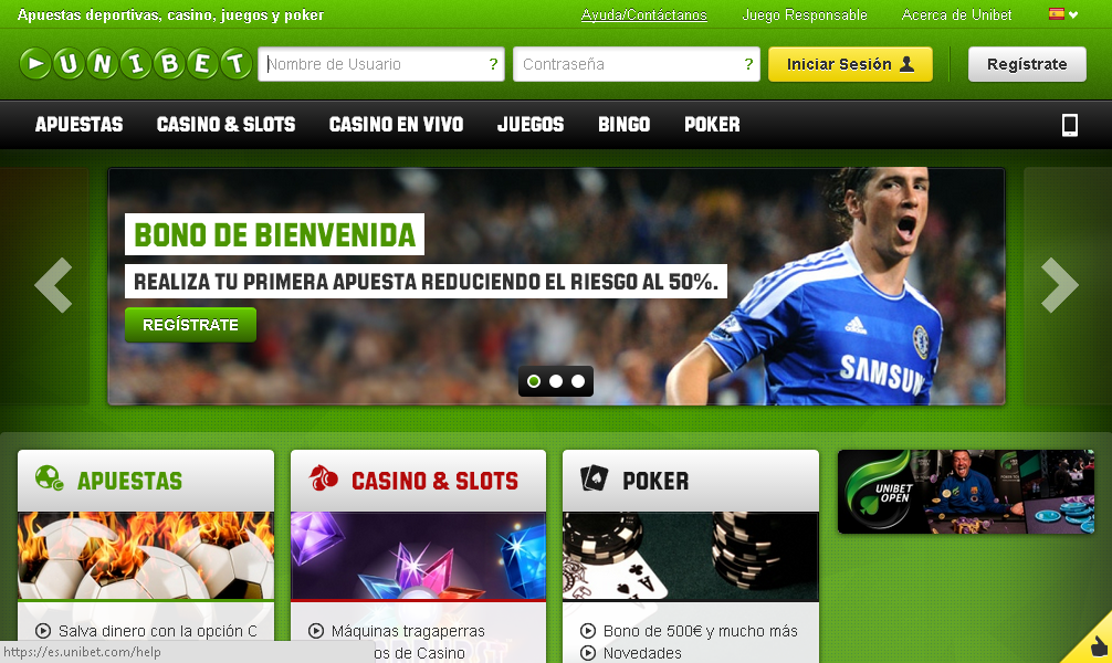 unibet sitio web